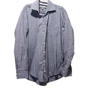 Peter Millar Plaid Button Down Mens Medium